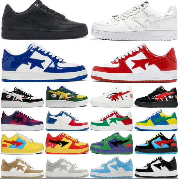 Designer Shoes Men Women Low Patent Leather Camouflage Skateboarding Jogging Trainers Sneakers 2025