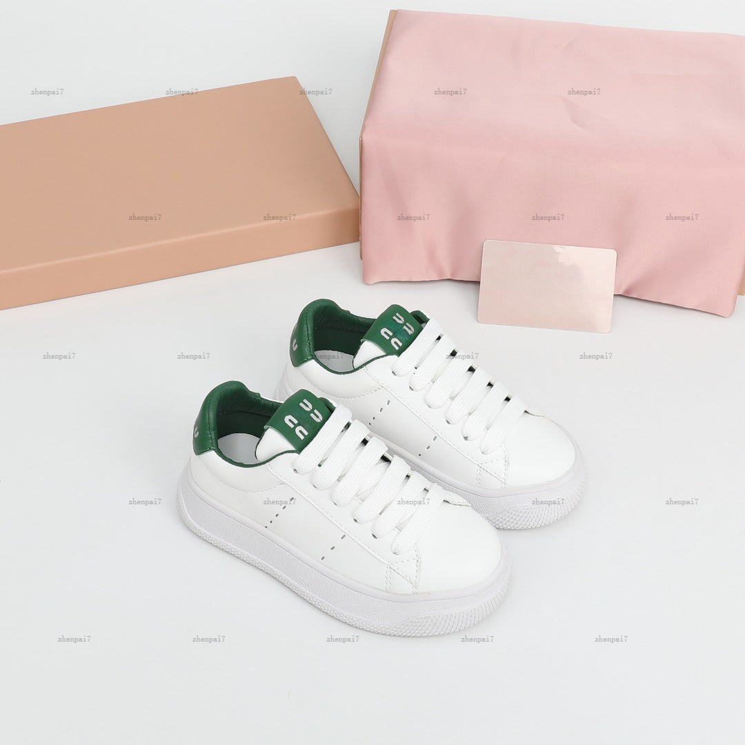 Top kids shoes Simple and pure color design Child Sneakers Size 26-35 designer shoes Box protection baby casual shoes A440X12N112