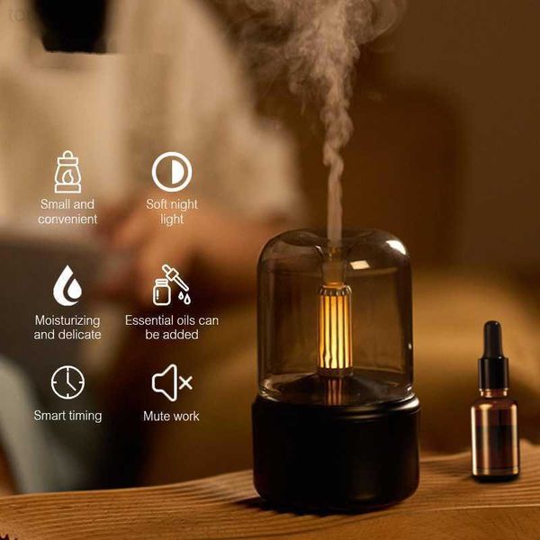 Humidifiers Humidifiers KINSCOTER Aromatherapy Essential Oil Fragrance Diffuser Electric USB Aroma Diffuser Mini Bedroom Ultrasonic Air Humi