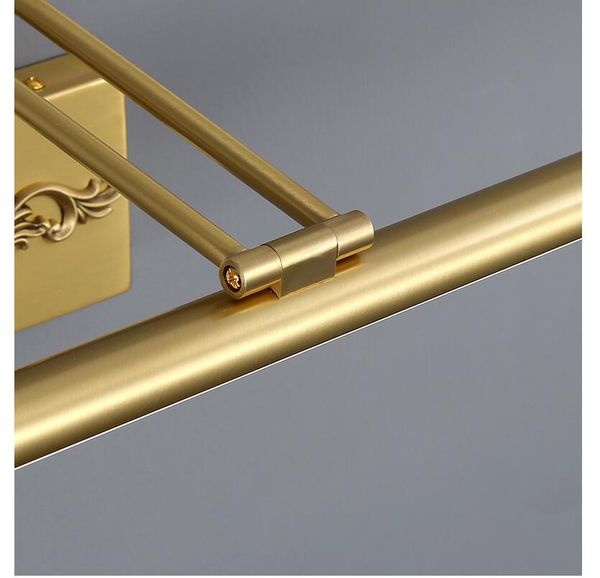 LED Mirror Light Bathroom Cabinet Lights 7W-9W-12W LED Copper Mirror Light Vanity Lighting Wall Lamps IP44 LED Wall Light Lights