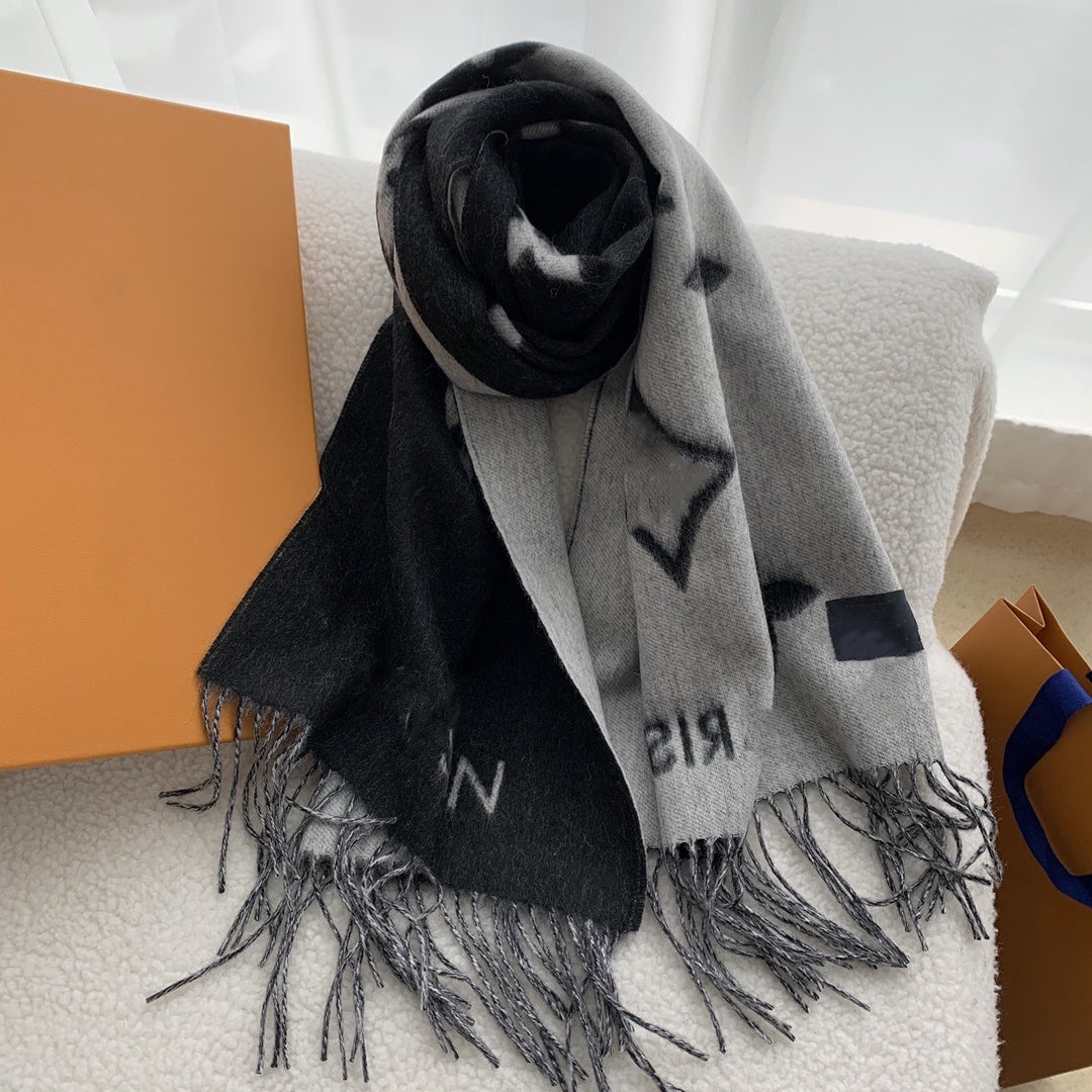 designer Scarf Men Women Cashmere Scarves Letter Printed Scarf Soft Touch Warm Wraps With Tags Autumn Winter Long Shawls silk scarf designer with bo