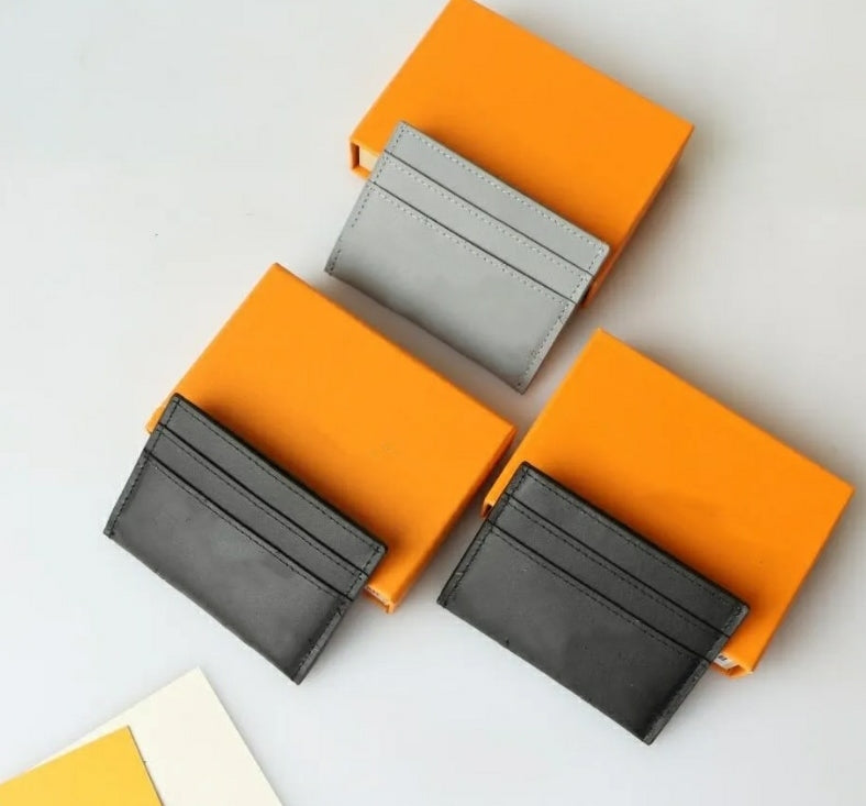 10A Credit Card Holder Wallets & Holders Classic Men Women Mini Small Wallet High Quality Slim Bank Cardholder With Box 3 color Black Grey