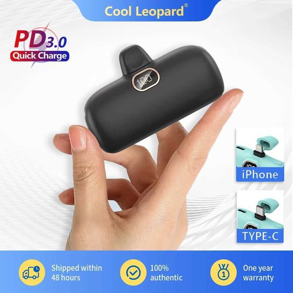 Mini power pack 5000mAh power pack QC PD fast charging suitable for iPhone 15 14 13 battery external emergency portable power supply Y241102