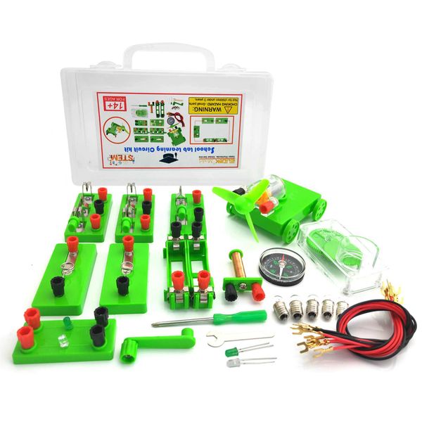 Student Electrical Circuit Education Kit School Laboratory Learning Physics Electromagnetics Experiment Teaching Auxiliary Science Toys W240
