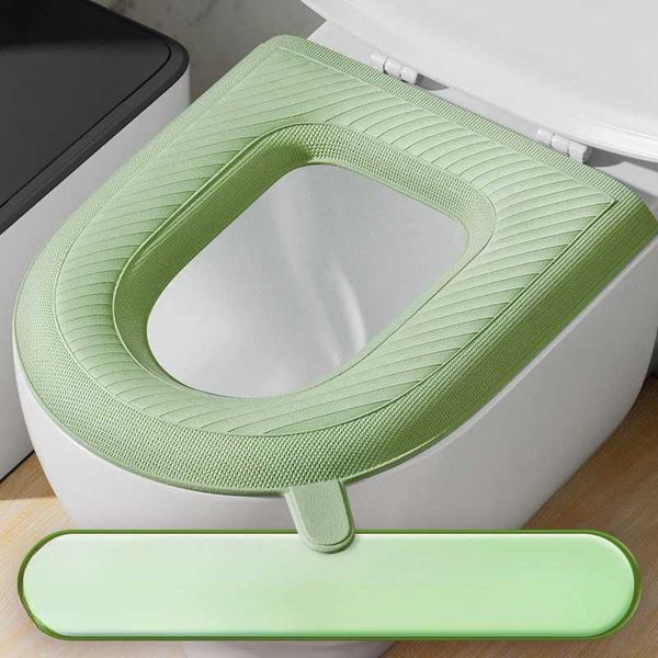 EVA toilet seat cover waterproof and warm toilet seat cushion bathroom accessories universal Lid bowl cover portable household winter W24120