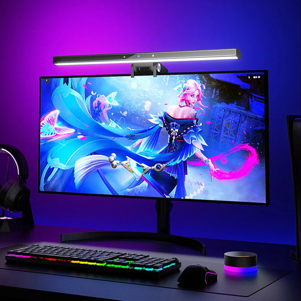 BlitzWolf® BW-CML6 RGB Gaming Monitor Light Bar with Wireless Remote Control, Dynamic Pickup, Stepless Dimming-Color Tem