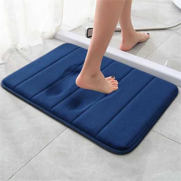 Super Absorbent Bath Mat Non Slip Rugs Bathroom Carpets Soft Memory Foam Floor Mat Bedroom Toilet Floor Shower Rug Home Decor Z250108