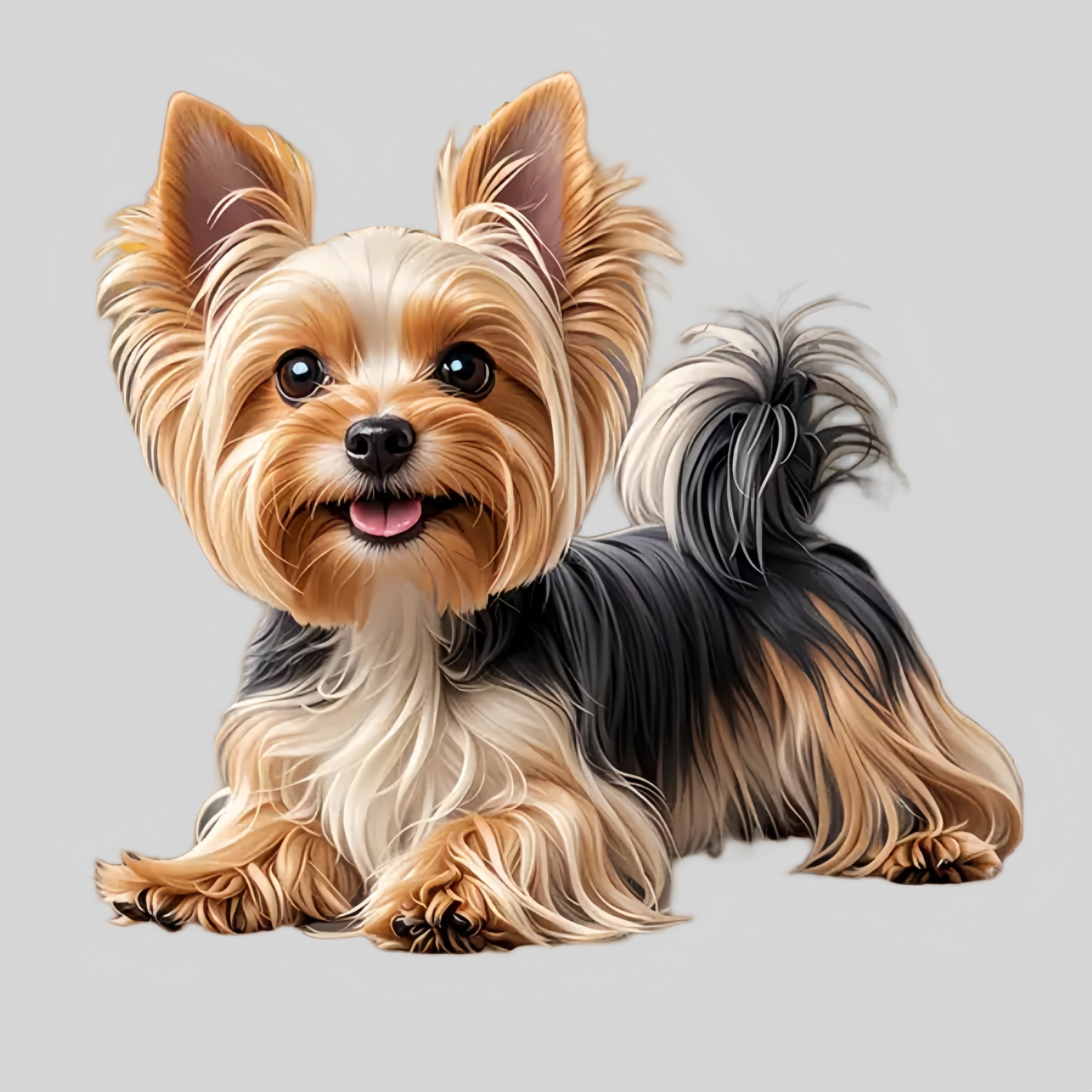 TEMU Yorkshire Terrier Vinyl Waterproof Decal - Sleek Scratch Protection For Bikes, Computers, Vehicle Bumpers - Truck Suv Adornment, Halloween &