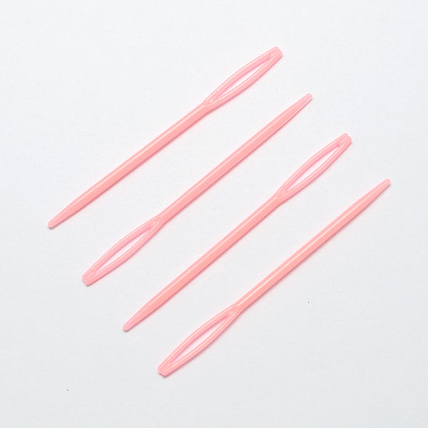 Child Plastic Knit Needles Sewing Knitting Cross Stitch