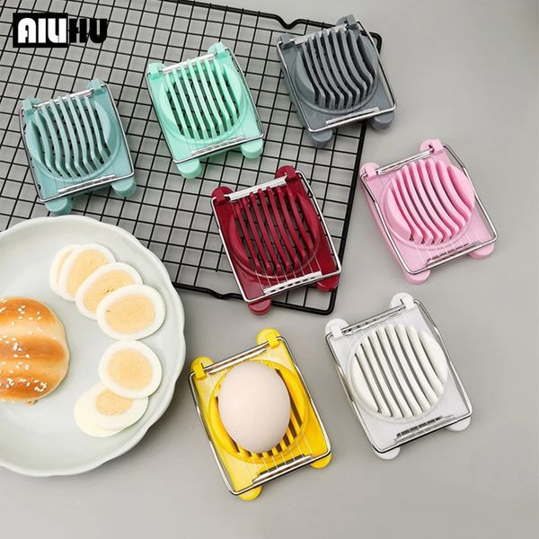 Kitchen Accessories Egg Slicer Chopper Stainless Steel Fruit Salad Cutter Egg Tools Manual Food Processors Kitchen Gadget ALI426 240725