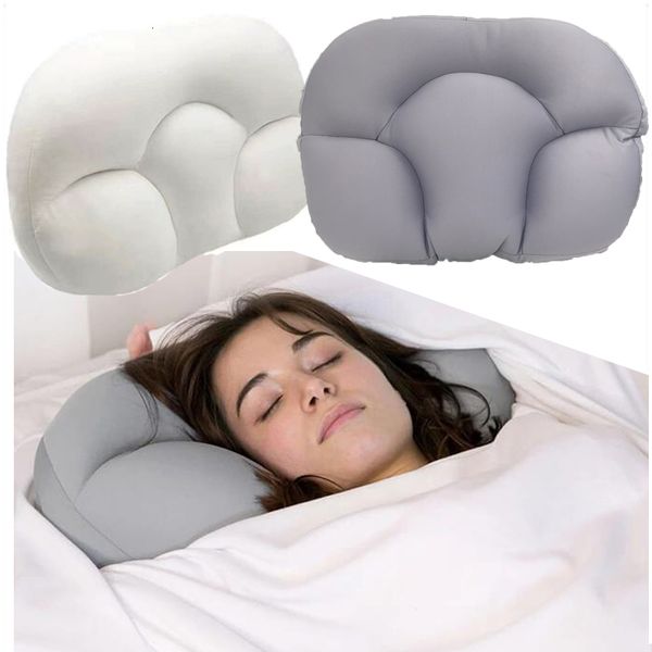 Pillow 3D Cloud Neck Sleeping Pillow Multi functional Egg Sleeper Omnidirectional Orthodontic Neck Pillow Soft foam Pad Body Massager Health