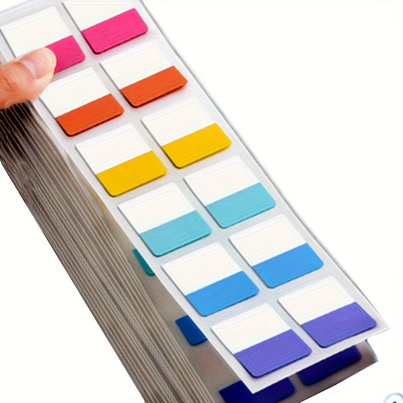 TEMU 240 1 Multi-functional Plastic Index Label-reusable Page Marker And Document File Organizing Box, Suitable For Office