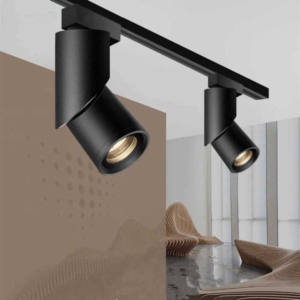High Quality COB Led Track light 9W 12W15W 18W Rail Track Lamps Lights Aluminum Ceiling Rail Track lighting Spot Rail SpotlightsCL240730
