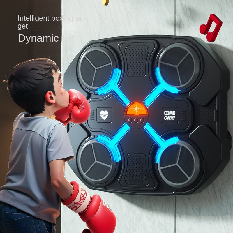 Childrens Music Boxing Machine Home Electronic Reaction Target Rhythm Wall Trainer Decompression Toy