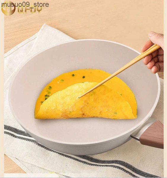 Other Cookware Kitchen Utensils Medical stone Nonstick Pan Multifunctional Aluminum Alloy Coated With Wok Steak Egg Pancake Pot Set L240910