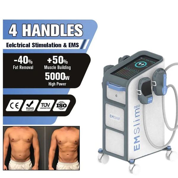 Newest Ems Body slimming Muscle Build Machine 4 Handles EMSlim Neo Fat Burning Lose Weight Machine