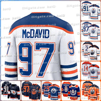 Connors McDavid Oilers Hockey Jerseys Mattias Janmark Adam Henrique Brett Kulak Brown Corey Perry Vasily Podkolzin Viktor Arvidsson Troy Stecher MEN