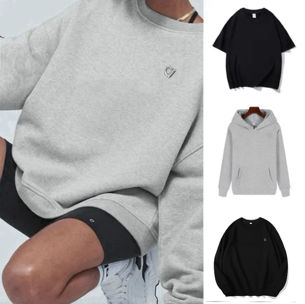 Women Hoodies Yoga Outfit Perfectly Oversized shirts Sweater short sleeves Crop Top Fitness Workout Crew Neck Blouse Gym Ladies Womens short