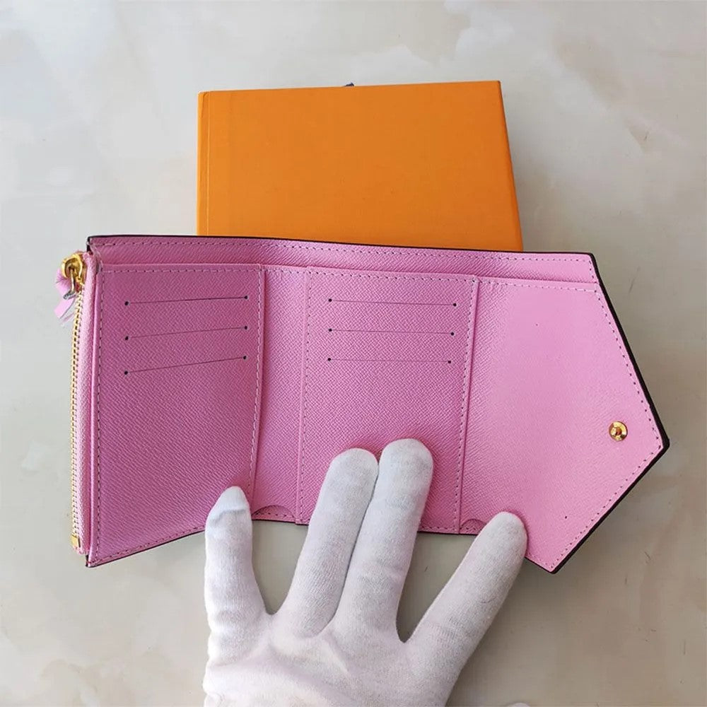 Designer Women Wallets Holders for women Coin Purse Small Wallet victorine Woman Card Holder Brown wer Short Wallets Mini Wallets With Box