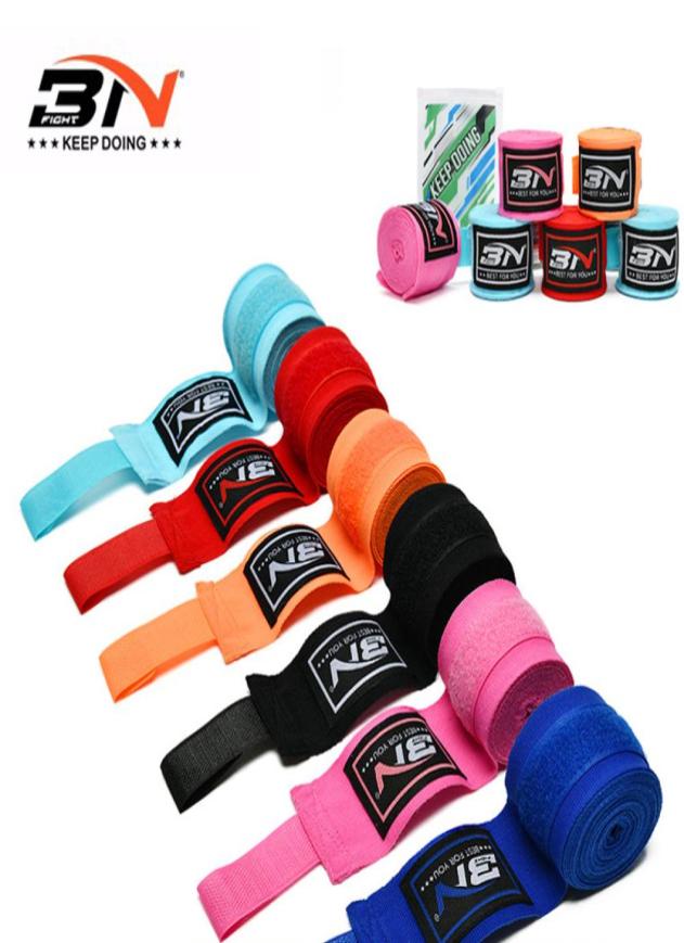 1set2pcs Boxing Hand Wraps Palm Bandages Wrist Protecting Fist Punching Protective Gear For Kickboxing Muay Thai Sanda Martial Ar9708571
