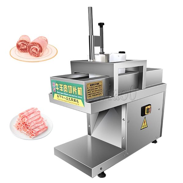 Multifunctional Electric Meat Slicer Automatic Beef Mutton Rolls Slicer Machine Kitchen Tools