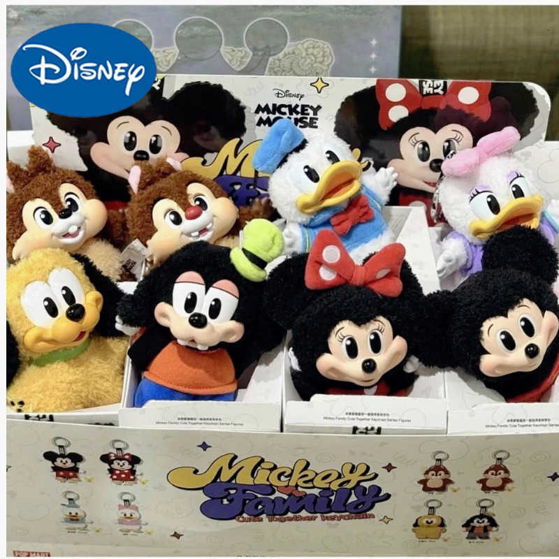 Disney Blind Mickey Family Series Box Action Figurines Kawaii Vinyl Pendant Collection Model Mystery Box Replica W250724