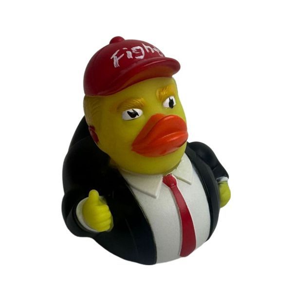 Trump Ducks Party PVC Bath Floating Water Toy MAGA Trump Duck
