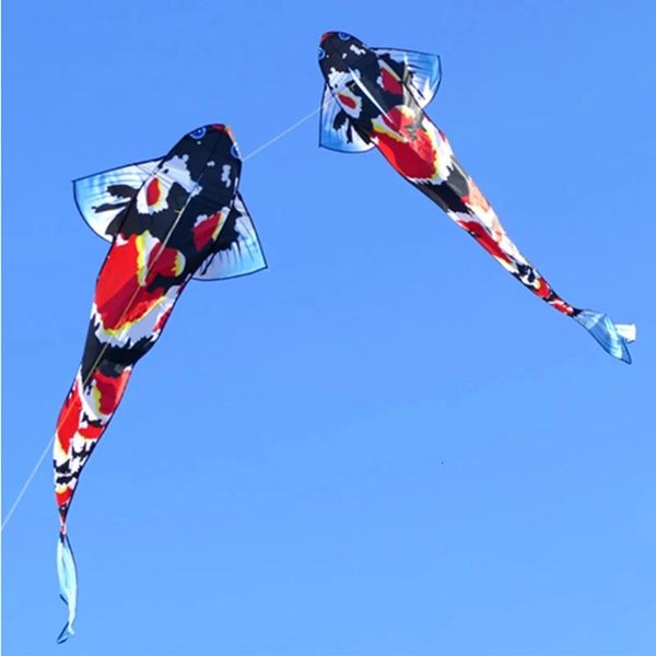 Free delivery of fish kit flying outdoor toy koi cart 3D cartoon childrens flying deer depots y-ocio parachute inflatable game 240424