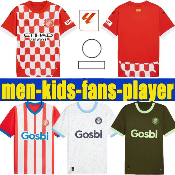new 2024 20245 Girona fc soccer jerseys STUANI 24 25 home away CASTELLANOS VALERY TONI BORJA GARCIA VILLA ALEIX GARCIA football shirts TSYGA
