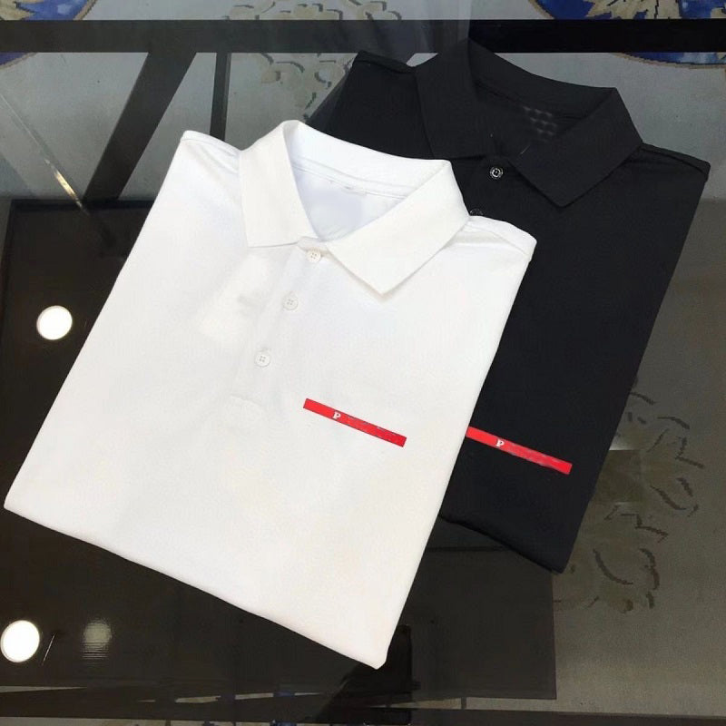 Designer Men Polo Shirt Luxury Fashion Summer Business Clothing Short Sleeve Collar Details Casual Tee M-XXL