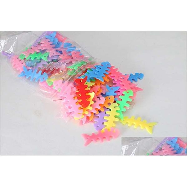Other Cell Phone Accessories 1000Pcs Stylish Fish Bone Pvc Cord Wire Organizer Roller n Winder Smart Wrap For Headphone Earphon Dhisn