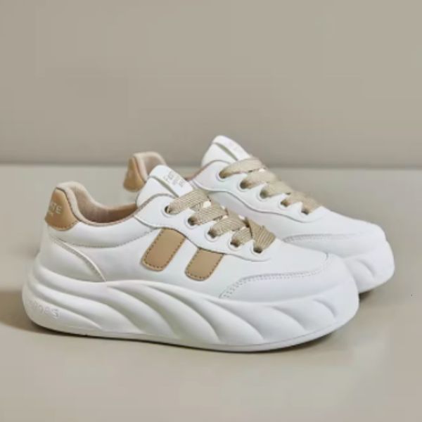 Ddmybear Small White Shoes A Sense Of Stepping For Women Spring Style Slip Sports Casual Board Shoes, Flat Bottom, Versatile With Skirt Chin