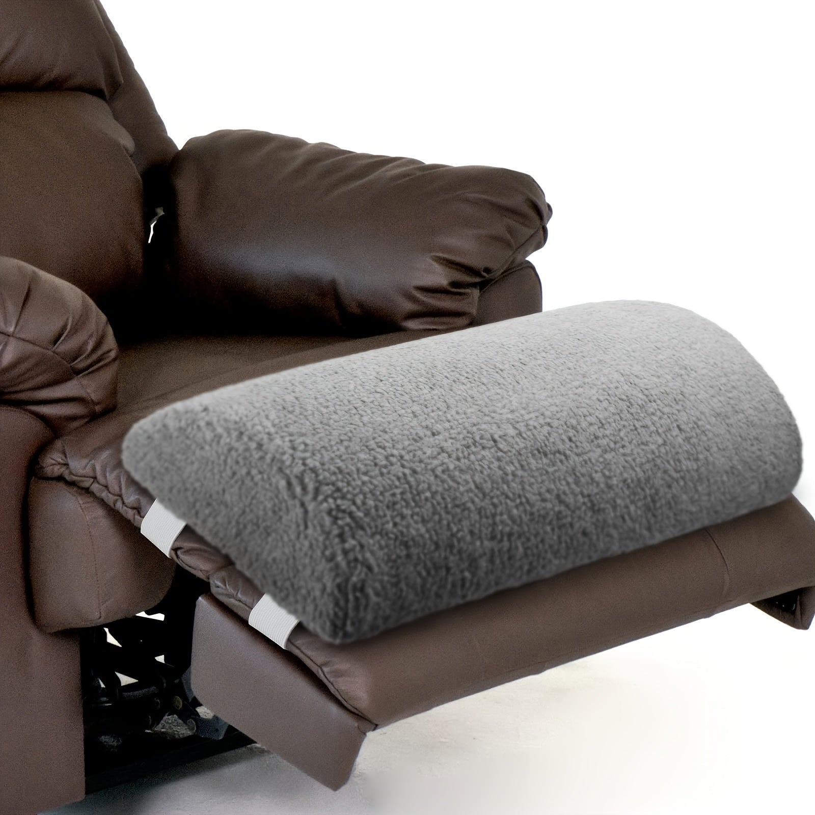 TEMU 23*10*4 Inch Semi-circular Recliner Cushion For Legs, Back, Neck, And Lumbar Support - Suitable For Sofa, Bed, Office Chair, Relaxation