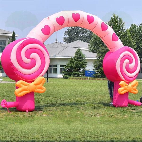 Inflatable Candy-Themed Archway Balloon - Personalize Your Sport Event with This Fun Oxford Design