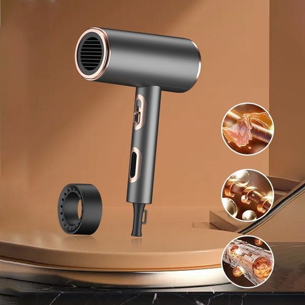 Professional Hair Dryers High Power Anti-static Negative Ion Blow Dryer with Air Collecting Scattering 230603