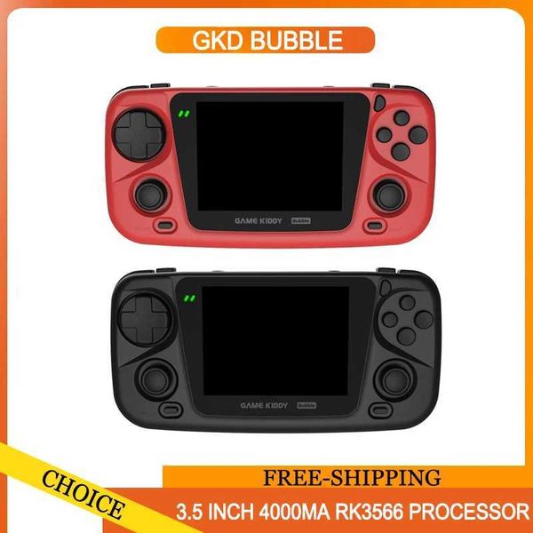 Portable Game Players New Game Kiddy Gkd Bubble 3.5 Inch 4000ma Rk3566 Processor Hdmi Video Output Portable Retro Nostalgic Handheld Game Ma