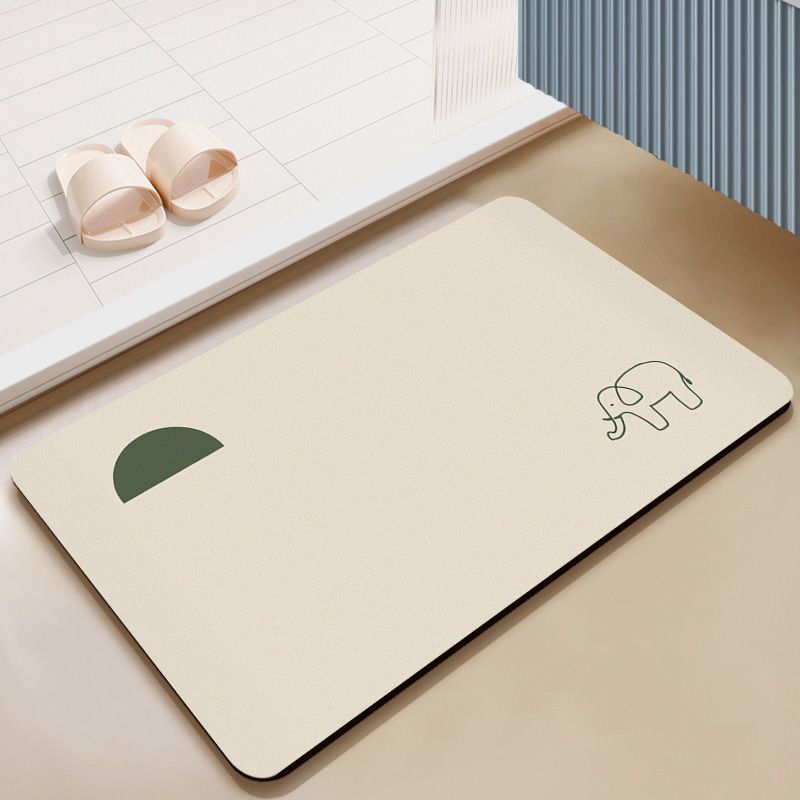 Water-absorbent Floor Mats for Bathroom and Toilet Entrances, Non-slip Quick-drying Floor Mats, Pastoral Small Fresh Household Carpets