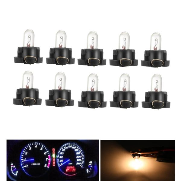 Automotive Instrument Bulb T3-T4.2 Halogen Bulb Automotive Interior Accessories Parts Self-service Bulb Replacement DC 12V