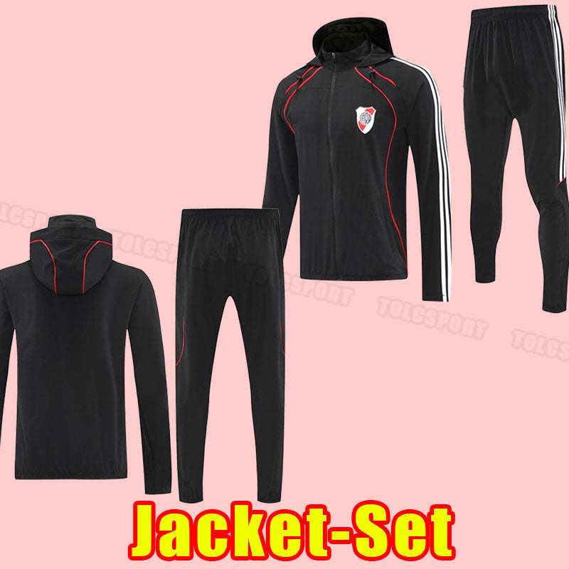 Jacket set 25 26 River Plate Soccer tracksuits QUINTERO DE LA CRUZ SUAREZ BORJA SOLARI BELTRAN LONDONO ZUCULINI PALAVECINO ARCO 25 26 third Football
