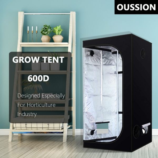 Plant Grow Lights Tent 60-80-100-120-150-240CM Indoor Grow Room Home Reflective Mylar For Hydroponics Greenhouse Oxford Plant Light Tent