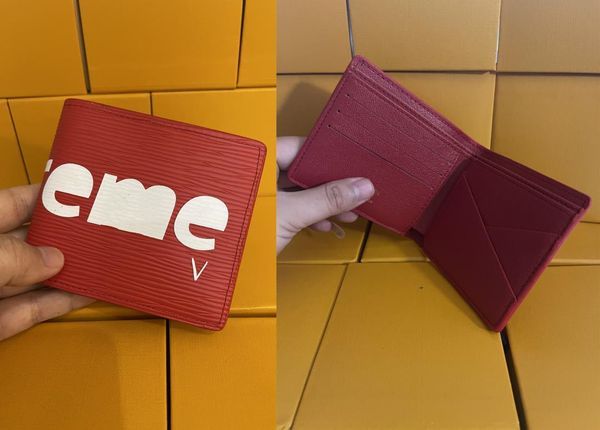 Holders Designers Paris plaid style High-end Mens Wallet Credit Card Holder Purse Men Wallets billfold Purses With box