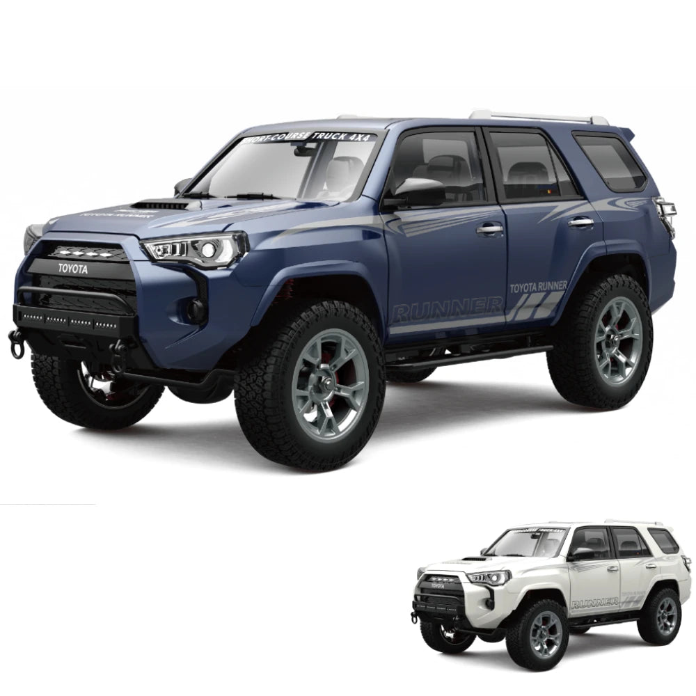 HG TRASPED HG4-209 RTR 1-18 2.4G 4WD RC Car for TOYOTA 4RUNNER Simulated Sound Exhaust System LED Light Vehicles Models