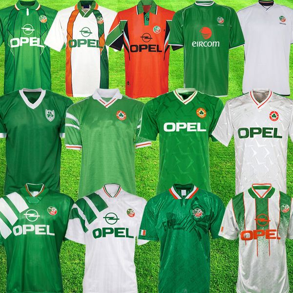 Retro Ireland soccer jerseys Ireland 1990 world cup 1994 Retro National football shirts Ireland classic jersey 1996 98 2002 Ireland vintage