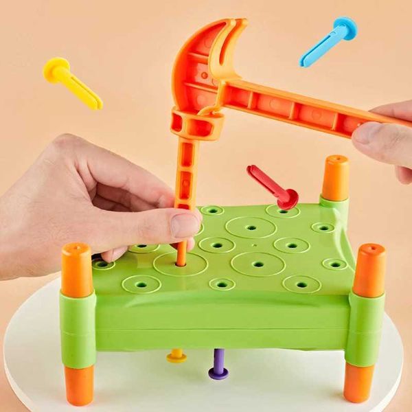 Montessori Nail Screw Games Fine Motor Training Toys Sensory Learning Color Cognition Set Educational Toys For Autistic Kids Y240820