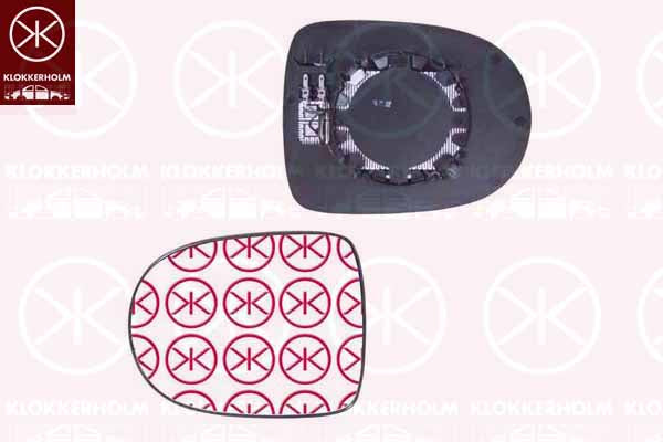 Mirror Glass, exterior mirror KLOKKERHOLM 60331068