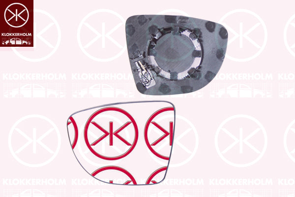Mirror Glass, exterior mirror KLOKKERHOLM 60341062