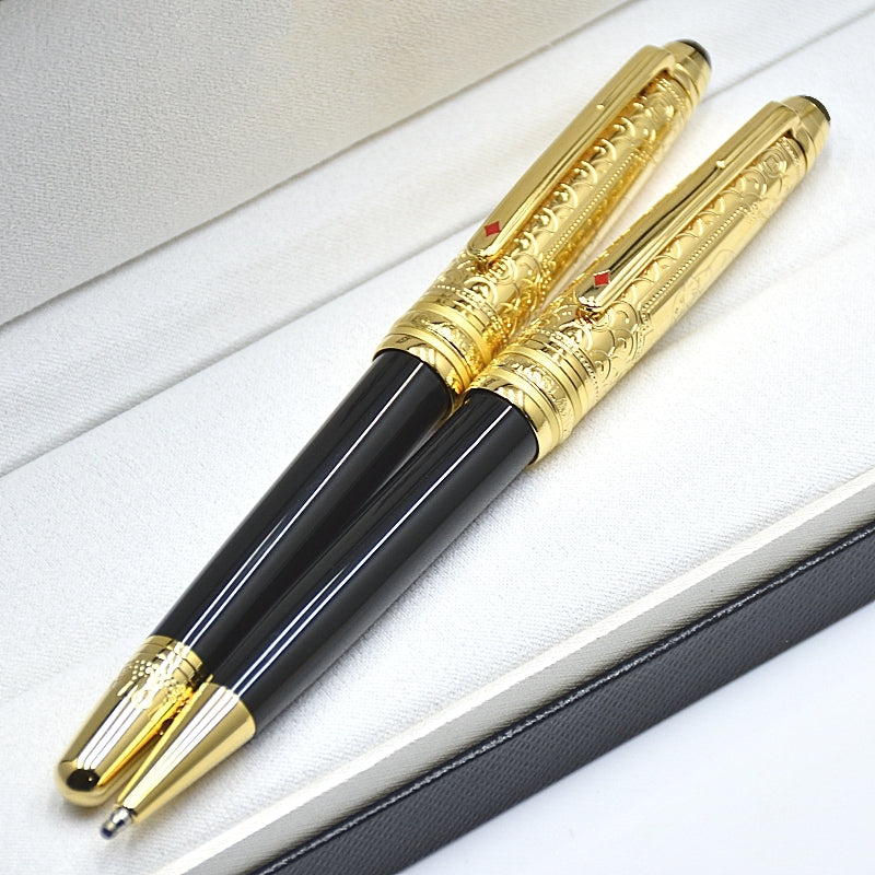wholesale Special Edition Around the World in 80 Rollerball Monte Ballpoint Pen Riding Elephant 25 Days Office Writing Fountain Pens With Serial Num