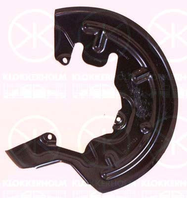 Splash Panel, brake disc KLOKKERHOLM 6041378