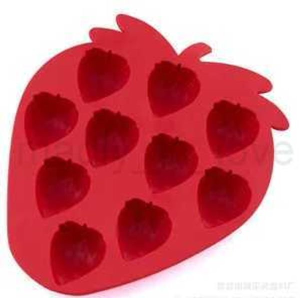 Strawberry Silica Ice Lattice-ice Mold-ice Maker Kitchen Tools With Random ColorsM240719