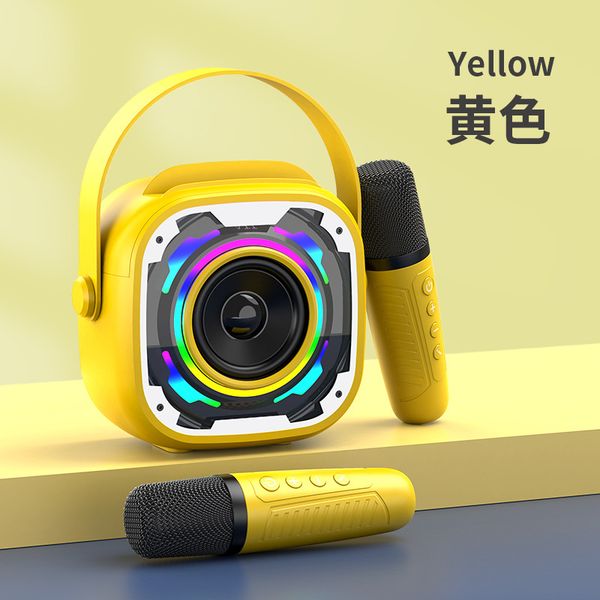 V11 Bluetooth speaker atmosphere with microphone home Karaoke audio microphone all-in-one wireless